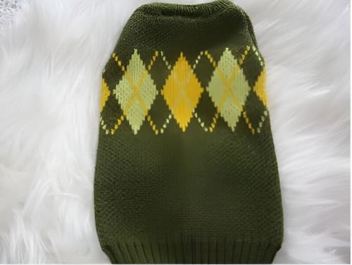 Green Emerald Isle Dog Sweater