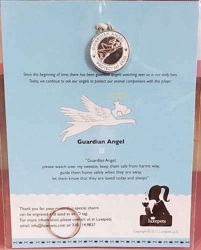 Guardian Angel Dog Charm