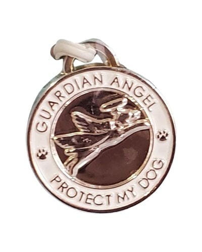 Guardian Angel Dog Charm