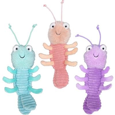 Mini Gumbo Shrimp Plush Dog Toy