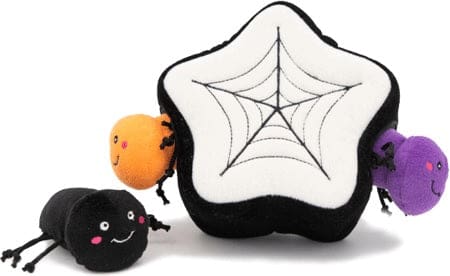 Halloween Burrow Dog Toy - Spider Web