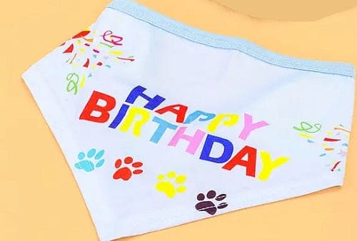 Happy Birthday Dog Bandana
