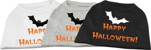 Happy Halloween Screen Print Dog Shirt