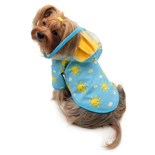 Happy Sunshine Dog Raincoat