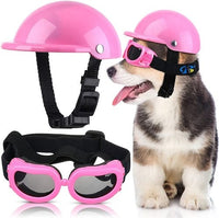 Thumbnail for Hard Hat Pet Helmet Set - Pink