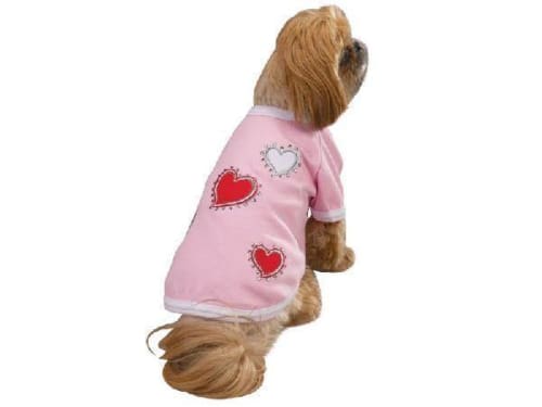 Hearts Full of Bling Dog Shirt