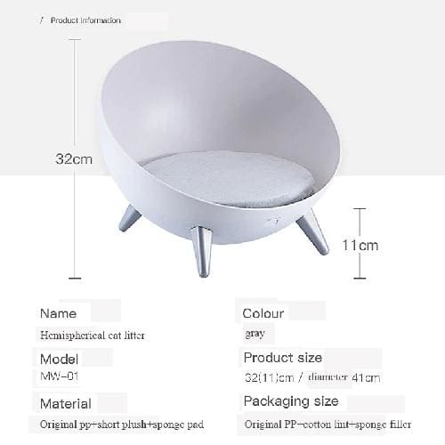 Hemispherical Cat Chaise