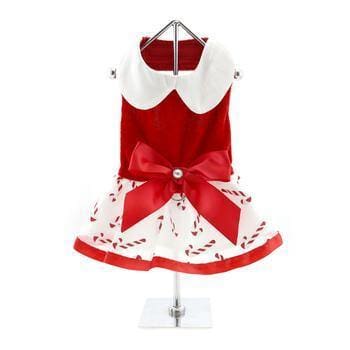 Holiday Harness Dress - Candy Canes
