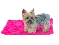 Thumbnail for Hot Pink Roses Minkie Binkie Dog Blanket