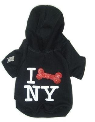 I Bone NY Dog Hoodie