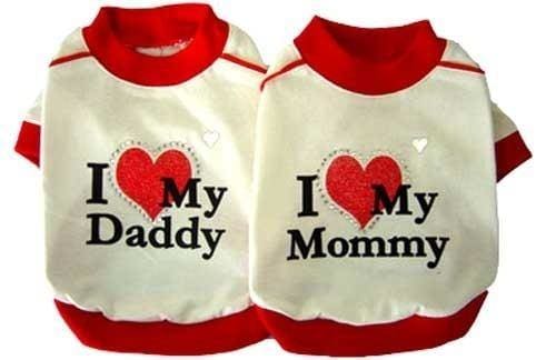 I Love My Mommy Daddy Shirt