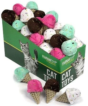 Ice Cream Cone Cat Toy