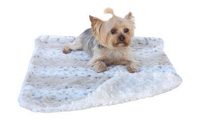 Ice Taupe Linx Dog Blanket