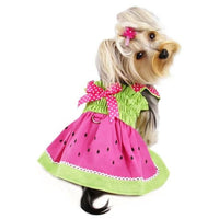 Thumbnail for Juicy Watermelon Dog Dress