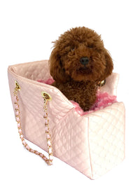 Thumbnail for Kate Quilted Carrier, Light Matte Pink