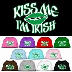 Kiss Me Im Irish Dog Shirt