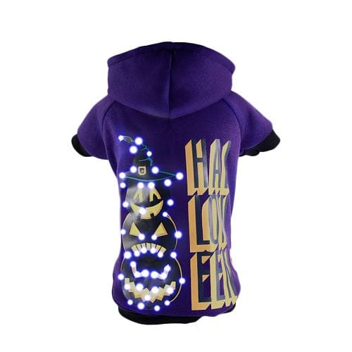 LED Halloween Dog Hoodie