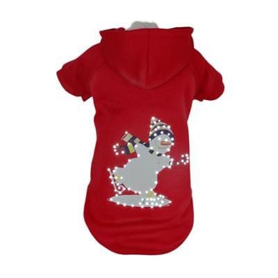 LED Lighting Snowman Dog Sweater