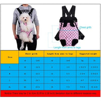 Thumbnail for Legs Out Pet Carrier - Bow Design