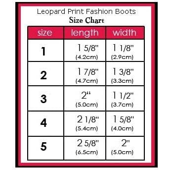 Leopard Print Fashion Dog Boots - Pink