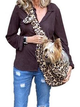Leopard Sand Adjustable Sling Bag