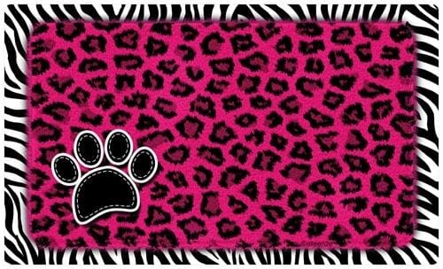 Leopard Zebra Pink Pet Placemat