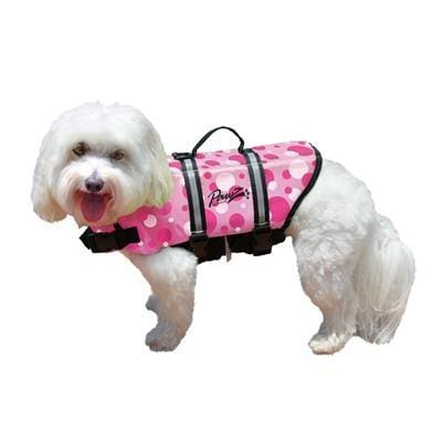 Dog Life Jacket - Pink Bubbles