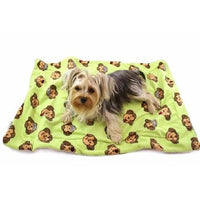 Thumbnail for Lime Green Silly Monkey Ultra Plush Dog Blanket