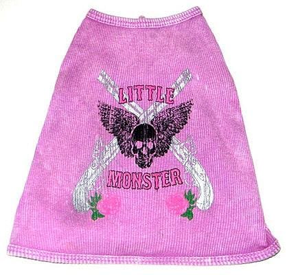 Little Monster Pink Dog Shirt