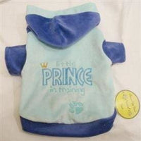 Thumbnail for Little Prince in Training Velour Hoodie