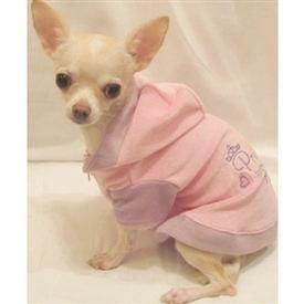 Little Princess in Training Velour Dog Hoodie