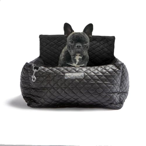 Luxury Dog Car Seat Bed - Black