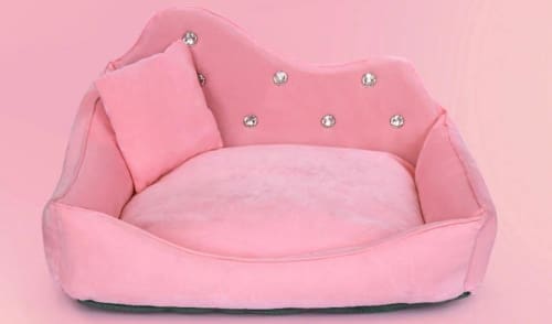 Luxury Dog Sofa Pink