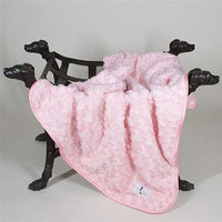 Thumbnail for Luxury Rosebud Dog Blanket - Baby Pink