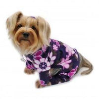 Thumbnail for Midnight Garden Fleece Turtleneck Dog Pajamas