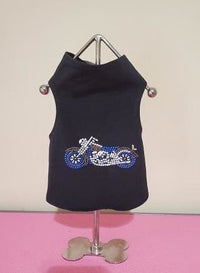 Thumbnail for Motorcycle Studded Dog Shirt