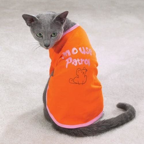 Mouse Patrol Humor Cat Shirt