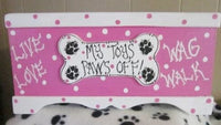 My Toys Paws Off Toy Box Pink