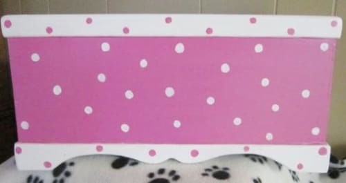 My Toys Paws Off Dog Toy Box - Pink