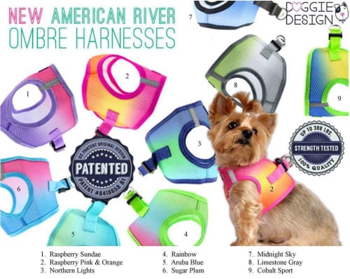 Ombre Choke Free Dog Harness