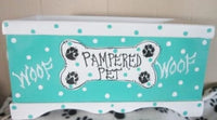 Thumbnail for Pampered Pet Dog Toy Box - Teal