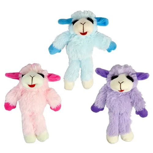 Pastel Lamb Chop Dog Toy