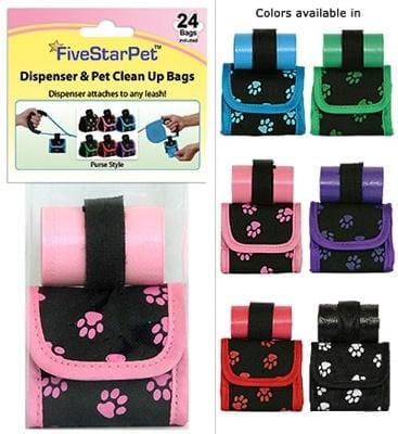 Paw Print Purse Dispensers