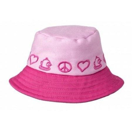 Peace Bucket Hat - Pink