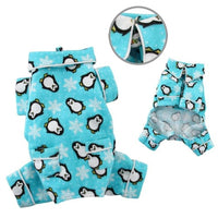 Thumbnail for Penguins Snowflake Flannel PJ Blue