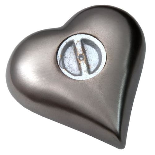 Pewter Heart Engraved Urn
