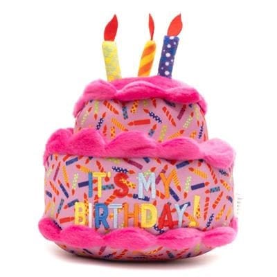 Pink Birthday Cake Dog Toy