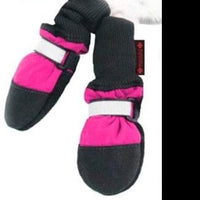 Thumbnail for Pink Fleece Lined Muttluks Dog Shoes