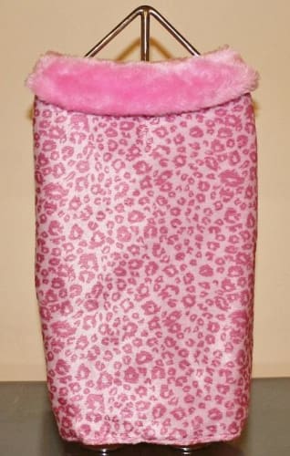 Pink Leopard Dog Coat