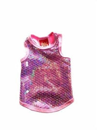 Thumbnail for Pink Malibu Dream Sequin Dog Shirt